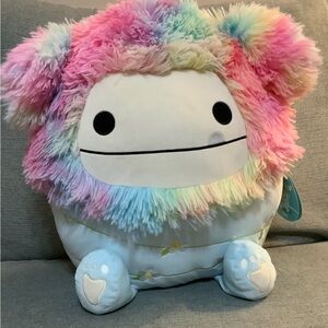 Zozo Squishmallow Large Bigfoot Wrapped With Flower Stems 16 Inch NWT Rare